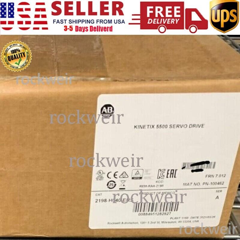 Surplus Sealed Allen Bradley 2198-H040-ERS /A 2022 Kinetix 5500 Servo Drive AC