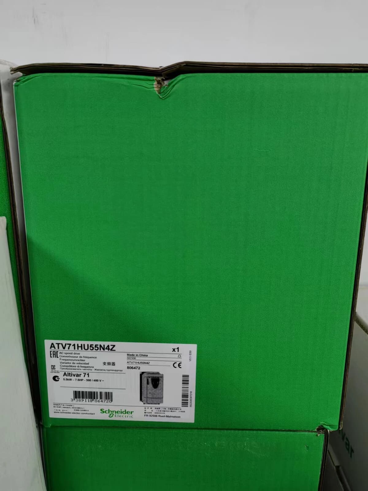 1PC ATV71HU55N4Z Inverter ATV71HU55N4Z NEW IN BOX