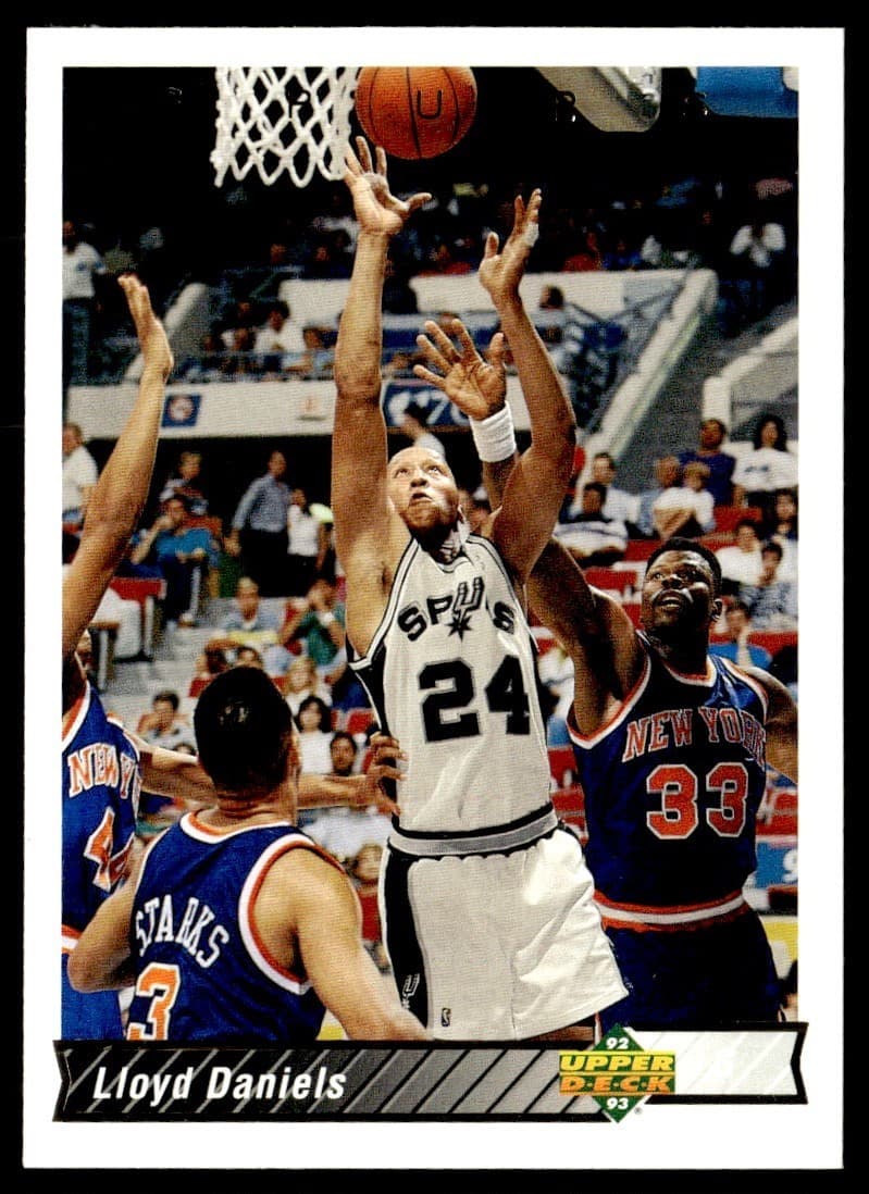 1992-93 Upper Deck Lloyd Daniels Rookie San Antonio Spurs #86