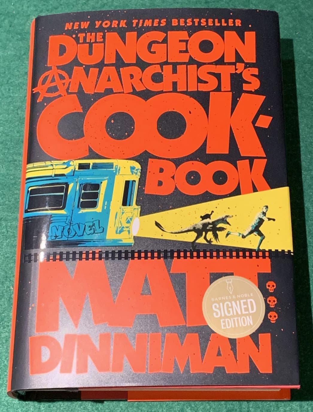 Dungeon Anarchist's Cookbook Matt Dinniman SIGNED 1st Ace/11th Print HC DJ Bk 3