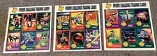 3 x UNCUT Sheet Nintendo Power Super Power Club Power Challenge Trading Cards