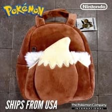 Official Pokemon Center EEVEE Plush Bag Japan Exclusive New Authentic with Tags
