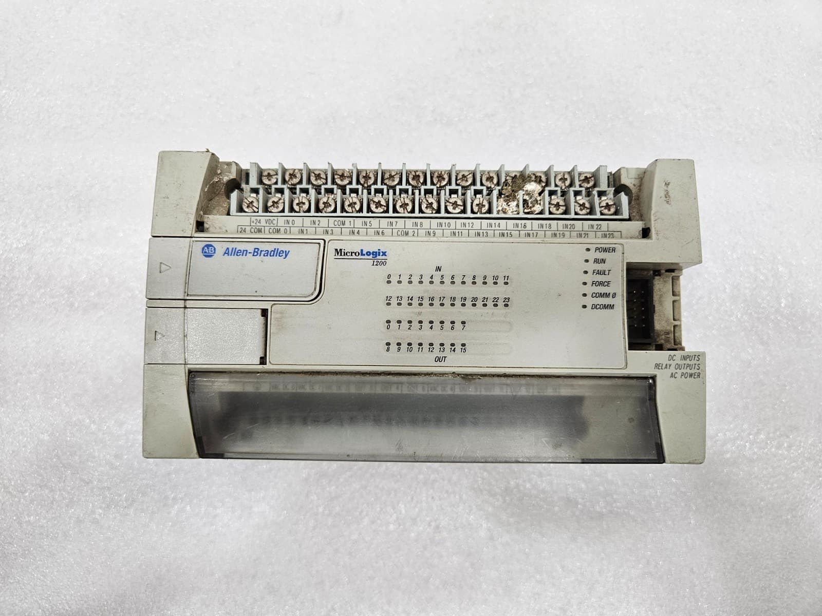 ALLEN BRADLEY 1762-L40BWA CONTROLLER MODULE MICROLOGIX 1200