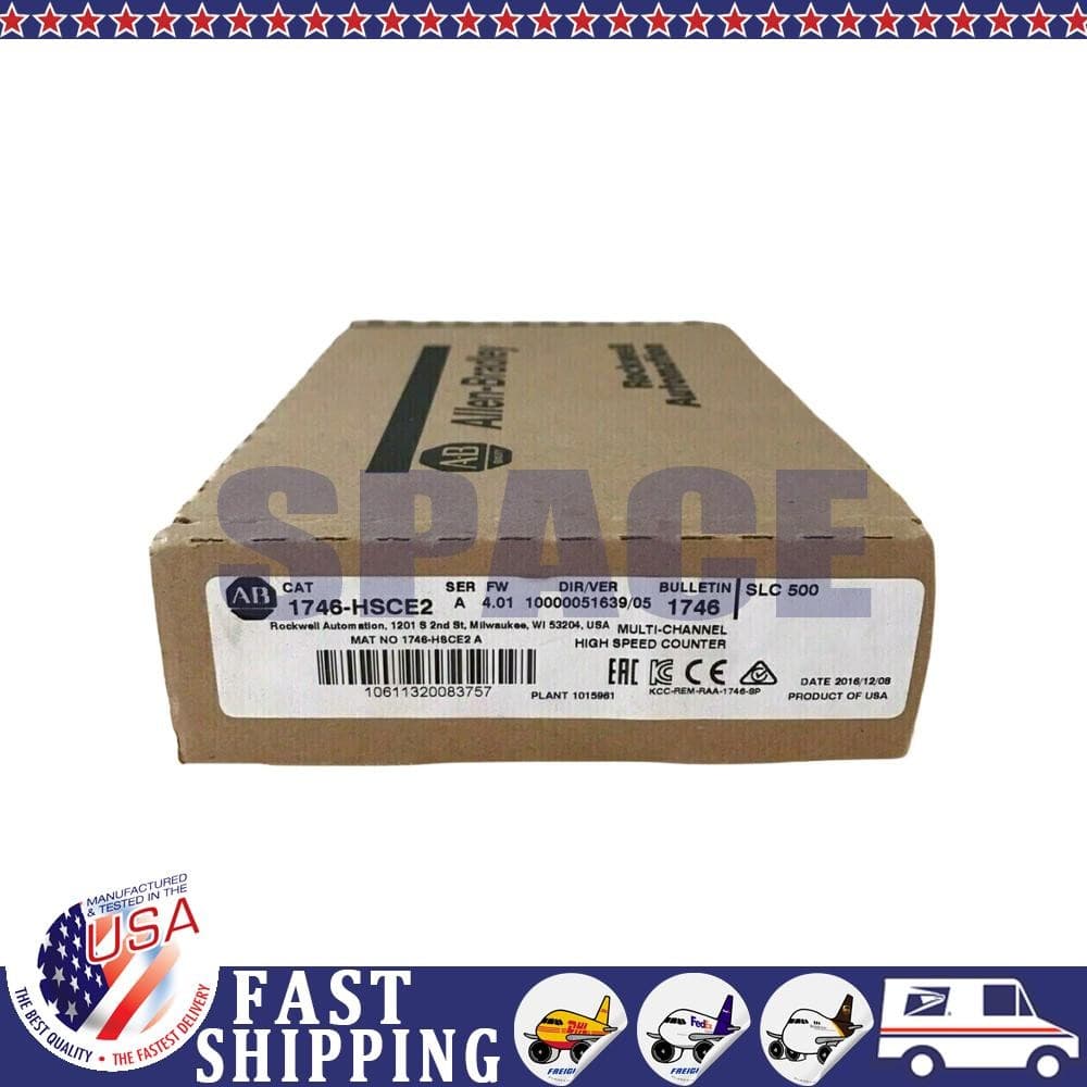 New Allen-Bradley 1746-HSCE2 Multi-Channel High Speed Counter Module US Free Tax