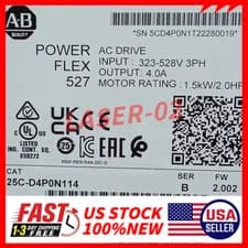1PCS ALLEN BRADLEY 25C-D4P0N114 527 2HP AC DRIVE CE FILTER