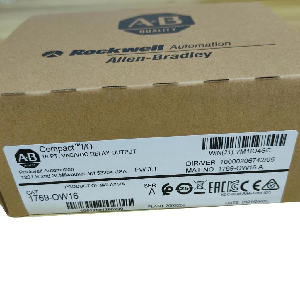 CompactLogix 16-Point AC/DC Relay Output Module Allen Bradley 1769-OW16